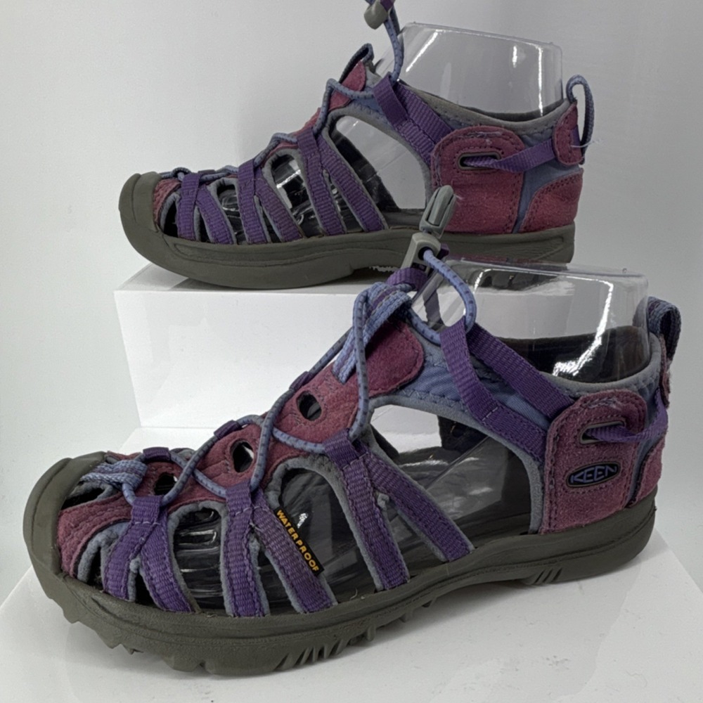 KEEN Waterproof Moxie Waterproof Sandals Purple Pink Closed Toe Youth Big Kid 3